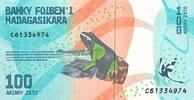 Madagascar 100 Ariary MADAGASCAR - PICK 97 a -100 ARIARY - 2017-2022 -