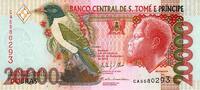 Sao Tomé-et-Principe 20.000 Dobras SAINT THOMAS ET PRINCE - PICK 67 e - 20 000 DOBRAS - 31/12/2013 - VOGEL -