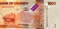 Ouganda 1.000 Shillings UGANDA - PICK 49 a - 1000 SHILLINGS - 2010 -