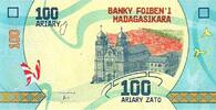 Madagascar 100 Ariary MADAGASCAR - PICK 97 a -100 ARIARY - 2017-2022 -