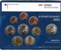 Allemagne DEUTSCHLAND - KURSMÜNZENSATZ EURO 2025 - J - 5.88 EUROS -