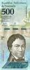 Venezuela 500 Bolivares VENEZUELA – PICK 94 b – 500 BOLIVARES – 23.03.2017 – FRANCISCO DE MIRANDO – DELFINE -