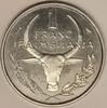 Madagascar 1 Franc MADAGASKAR - KM E6 - 1 FRANC 1965 - ESSAY - ZEBU -