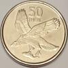 Botswana 50 Thebe BOTSWANA – KM 34 – 50 THEBE 2013 – Afrikanischer Adler -