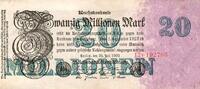 Allemagne 20 Millionen Mark DEUTSCHLAND - PICK 97 b - 20 MILLIONEN MARK - 25/07/1923 -