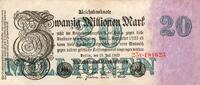 Allemagne 20 Millionen Mark DEUTSCHLAND - PICK 97 b - 20 MILLIONEN MARK - 25/07/1923 -