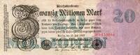 Allemagne 20 Millionen Mark DEUTSCHLAND - PICK 97 a - 20 MILLIONEN MARK - 25/07/1923 -