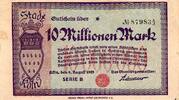 Allemagne 10 Millionen mark DEUTSCHLAND - STADT KÖLN - RHEINLAND - 10 Millionen MARK - 08.09.1923 - Serie b -