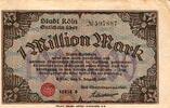 Allemagne 1 Million Mark DEUTSCHLAND - STADT KÖLN - 1 MILLION MARK - 1923 - SERIE B -