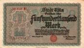 Allemagne 500.000 Mark DEUTSCHLAND - NOTGELD - STADT KÖLN - 500.000 MARK - 01/08/1923- SERIE F -