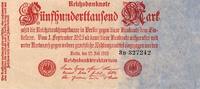 Allemagne 500.000 Mark DEUTSCHLAND - PICK 92 - 50.000 MARK - 25/07/1923 -