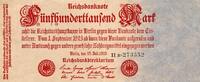 Allemagne 500.000 Mark DEUTSCHLAND - PICK 92 - 50.000 MARK - 25/07/1923 -