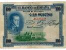 Espagne 100 Pesetas SPANIEN - PICK 69 - 100 PESETAS 1925 - 01/07/1925 -