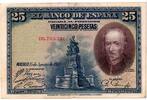 Espagne 25 Pesetas SPANIEN - PICK 74 b - 25 PESETAS - 15/08/1928 - SERIE D -
