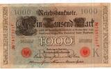 Allemagne 1.000 Mark DEUTSCHLAND - PICK 44 b - 1000 MARK - 21/4/1910 -