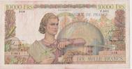 France 10 000 Francs Frankreich - 10 000 Francs 1952 - 06/03 - Französische Ingenieurwissenschaften - T.2611 -