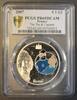 France 1.5 Euro FRANKREICH - KM 1506 - 1 ½ EURO 2007 - Tim und Struppi und Kapitän Haddock - PCGS PR69DCAM -