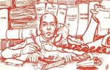 France Postkarte - Karikatur - FEGECOM -