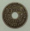 Tunisie 10 Centimes TUNESIEN - KM 243 - 10 CENTIMES 1920 - FRANZÖSISCHES PROTEKTORAT -