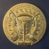 France 02 - MEDAILLE - Internationale Heizungsgesellschaft - goldenes Metall -