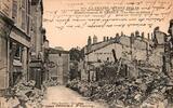 France KOMITAT 55100 - DER GROSSE KRIEG 1914-16 - BOMBARDEMENT VON VERDUN - EINE STRASSE IN TRÜMMERN -