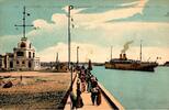 France KOMITAT 76600 - DER HAVRE - DIE PIERS UND DAS SEEMANNSHEIM -