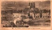 France KOMITAT 76200 - DIEPPE - DER HAFEN VON GUESOLIN UND DIE KIRCHE ST-JACQUES -
