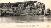 France KOMITAT 76470 - LE TREPORT - DER HAFEN UND DIE ABHANGIGEN FELSEN -