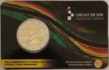 Belgique 2 € commémorative BELGIEN – 2 EURO 2025 – Rennstrecke von Spa-Francorchamps – Coincard – FRANZÖSISCHE VERSION -