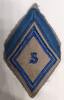 BLAUER UNTEROFFIZIER MIT ZIERSTREIFEN - 3. MATERIALREGIMENT -