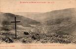 France KOMITAT 70290 - Plancher-les-Mines - das Cholera-Kreuz - Blick auf den Boden und das Tal -
