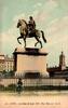 France Komitat 69000 - LYON - DIE STATUE VON LOUIS XIV - PLATZ BELLECOUR -