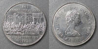 Canada 1 Dollar CANADA - 1 DOLLAR 1982 - CONSTITUTION - ELISABETH II -