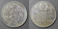 Allemagne 10 Mark DEUTSCHLAND - DEMOKRATISCHE REPUBLIK - KM 132 - 10 MARK 1989 - 40 Jahre Regierung -