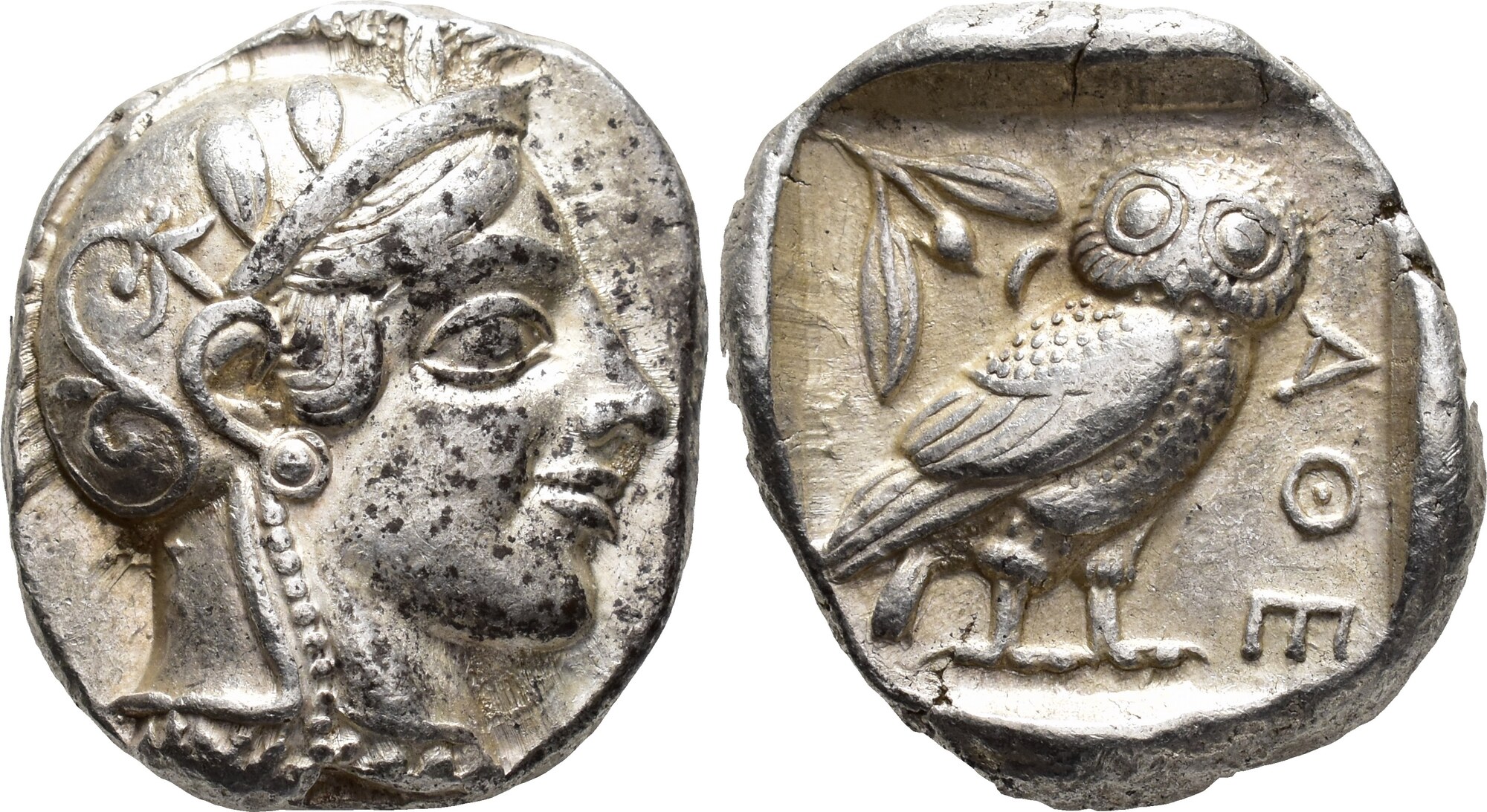 GREEK WORLD Tetradrachm ATTICA. Athens, circa 460-454 BC, late ...