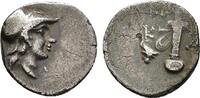 GREEK WORLD Obol CARIA. Kaunos, c. 166-100 BC. Cabinet toning! VF 50,00 EUR  zzgl. 12,50 EUR Versand