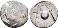 CELTIC WORLD Middle Danube, ERAVISCI. Imitating Roman Republican denarius, late 1st cent. BC Denarius  VF