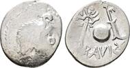 CELTIC WORLD Middle Danube, ERAVISCI. Imitating Roman Republican denarius, late 1st cent. BC Denarius  VF
