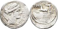 ROMAN REPUBLIC P. Plautius Hypsaeus, 60 BC. Rome mint. Denarius  almost VF