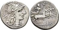 ROMAN REPUBLIC Denarius L. Trebanius, 135 BC. Rome mint. VF 110,00 EUR  zzgl. 12,50 EUR Versand