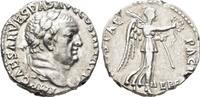 ROMAN EMPIRE Denarius Vespasian (AD 69–79), Ephesus mint, 71. Bold Portrait! almost EF