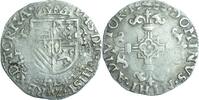 1/20ème d'écu Brabant - Philippe II - 1/20 ème d'écu - 1588 Tournai - Rare date -