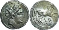  Grèce Antique - Zeugitane - Carthage - 1/4 Shekel 1/4 Shekel 220-215 avant J.C. vz