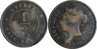 Chypre Half piastre Chypre - Victoria - Half-Piastre - 1890 -