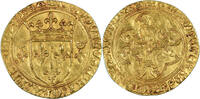  Louis XI - Écu d or à la couronne - Paris - Rare Écu d or à la couronne 31/12/1461 ss