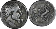  République romaine - Hostilia - Saserna - Vercingétorix - Denier - Rome Rare Denier 48 avant J.C. TB