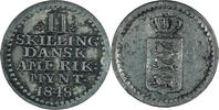Antilles danoises 2 Skilling 1848 Antilles danoises - 2 Skilling - 1848 ss 100,00 EUR  zzgl. 5,00 EUR Versand