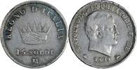 Italie 15 Soldi 1809 Italie - 15 Soldi 1809 Milan - Napol&eacute;on Ier Rare ss+ 500,00 EUR kostenloser Versand
