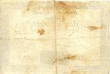 Frankreich 24/10/1792 10 Livres Error note watermark Fleur de Lis inversed III / SS