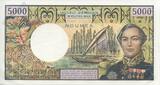 Neukaledonien  5000 Francs Bougainville - postel-Vinay - 1971 I / ST